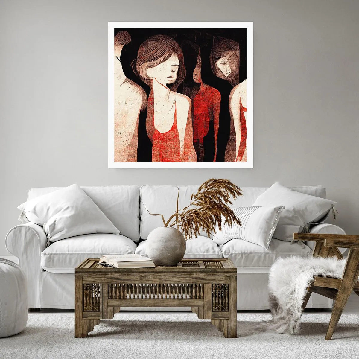 Affiche - Poster - Madones des ténèbres - 60x60 cm
