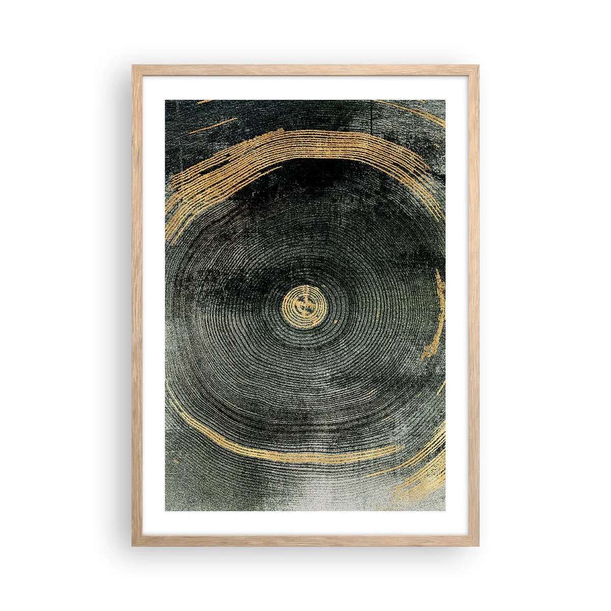 Affiche dans un chêne clair - Poster - Changement et persistance - 50x70 cm