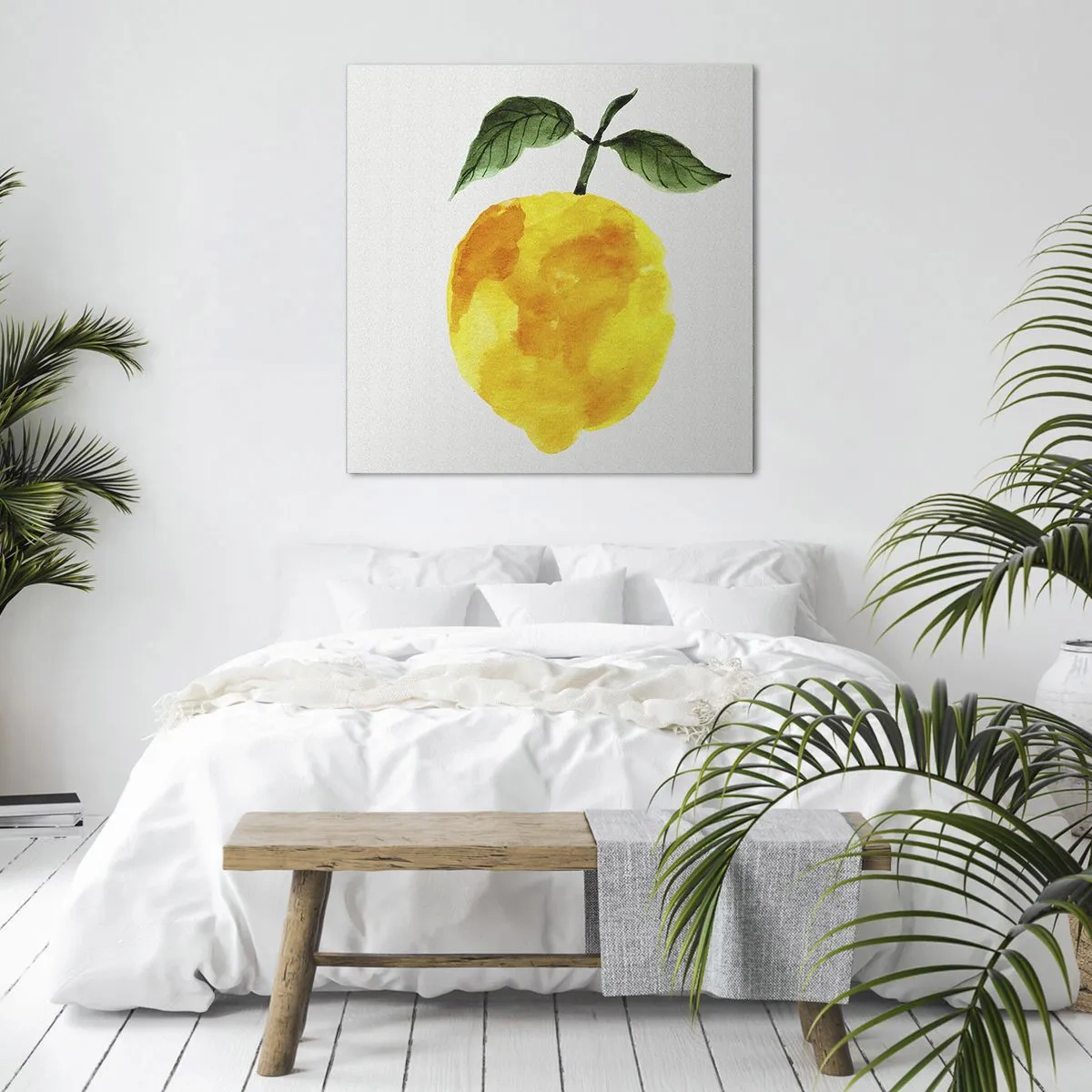 Impression sur toile - Image sur toile - Comment reconnaitre le goût du soleil - 60x60 cm