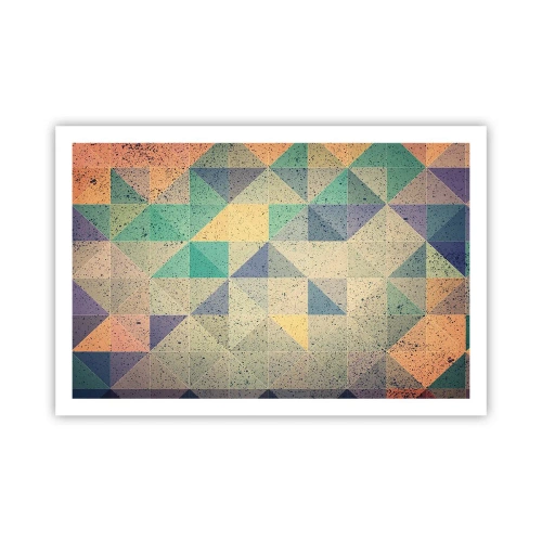 Affiche - Poster - République des triangles - 91x61 cm