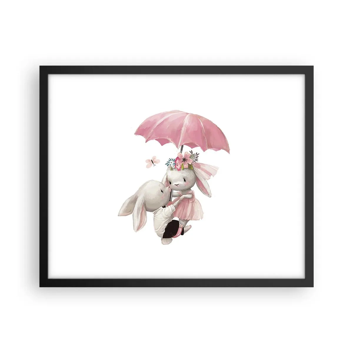 Affiche dans un cadre noir - Poster - C'est ça l'amour - 50x40 cm