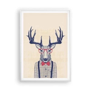 Affiche dans un cadre blanc - Poster - Une extravagance amusante - 70x100 cm