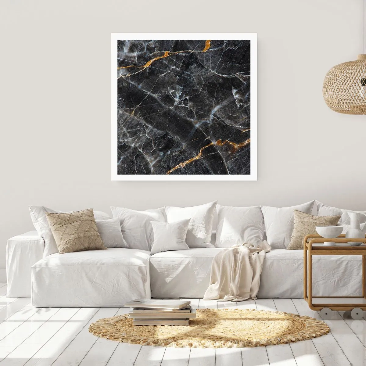 Affiche - Poster - La vie intérieure de la pierre - 40x40 cm