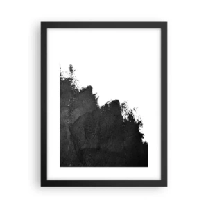 Affiche dans un cadre noir - Poster - Éléments : terre - 30x40 cm