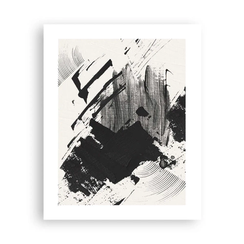 Affiche - Poster - Abstraction – expression du noir - 40x50 cm