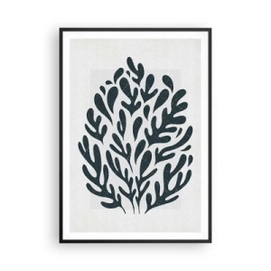 Affiche dans un cadre noir - Poster - Formes de la nature - 70x100 cm