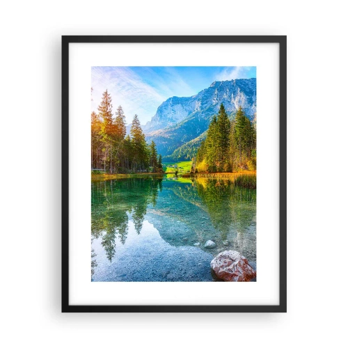 Affiche dans un cadre noir - Poster - Douceur automnale - 40x50 cm