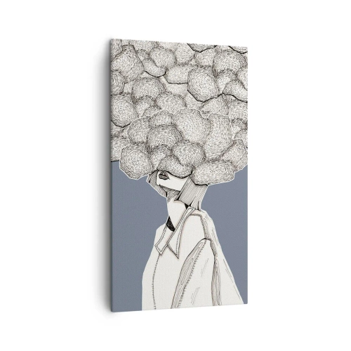 Impression sur toile - Image sur toile - La tête dans les nuages - 45x80 cm