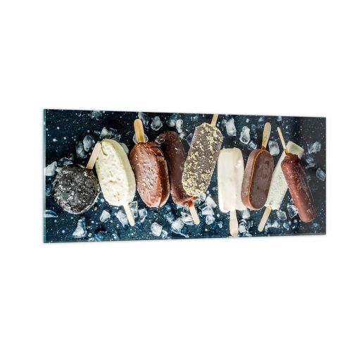 Impression sur verre - Image sur verre - Le goût de l'été chaud - 100x40 cm