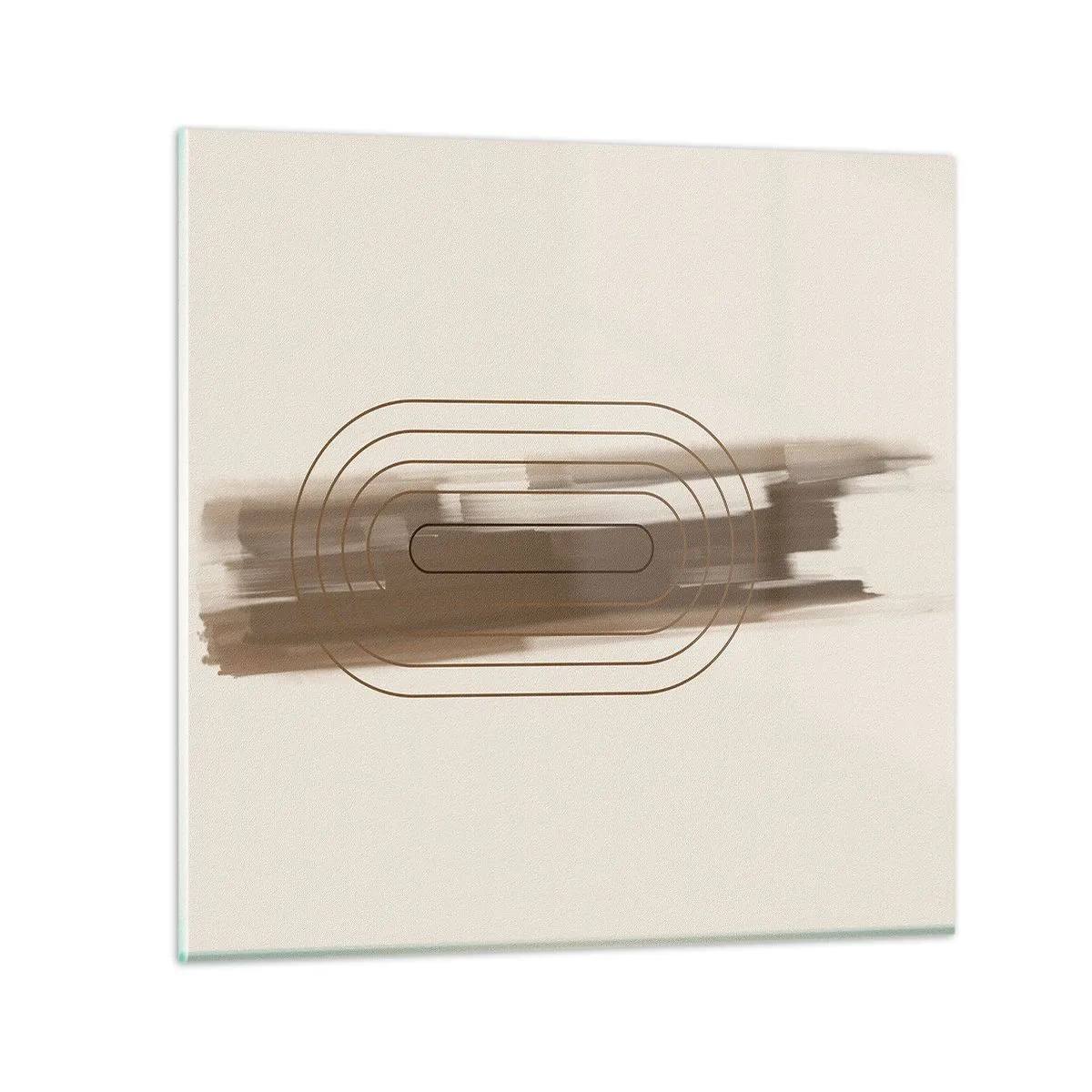 Impression sur verre - Image sur verre - Parfum de gris - 30x30 cm