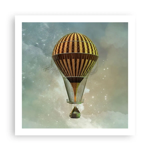 Affiche - Poster - Vols pionniers - 60x60 cm