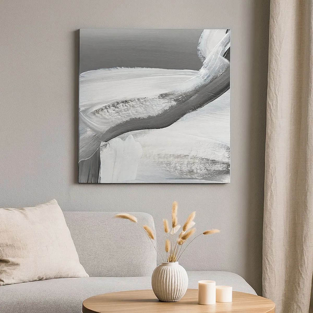 Impression sur toile - Image sur toile - Un geste décisif - 30x30 cm