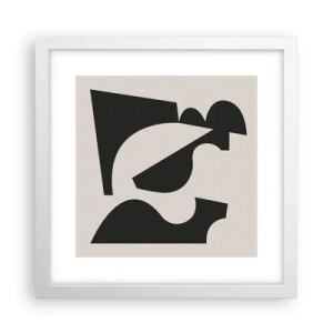 Affiche dans un cadre blanc - Poster - À monter soi-même - 30x30 cm