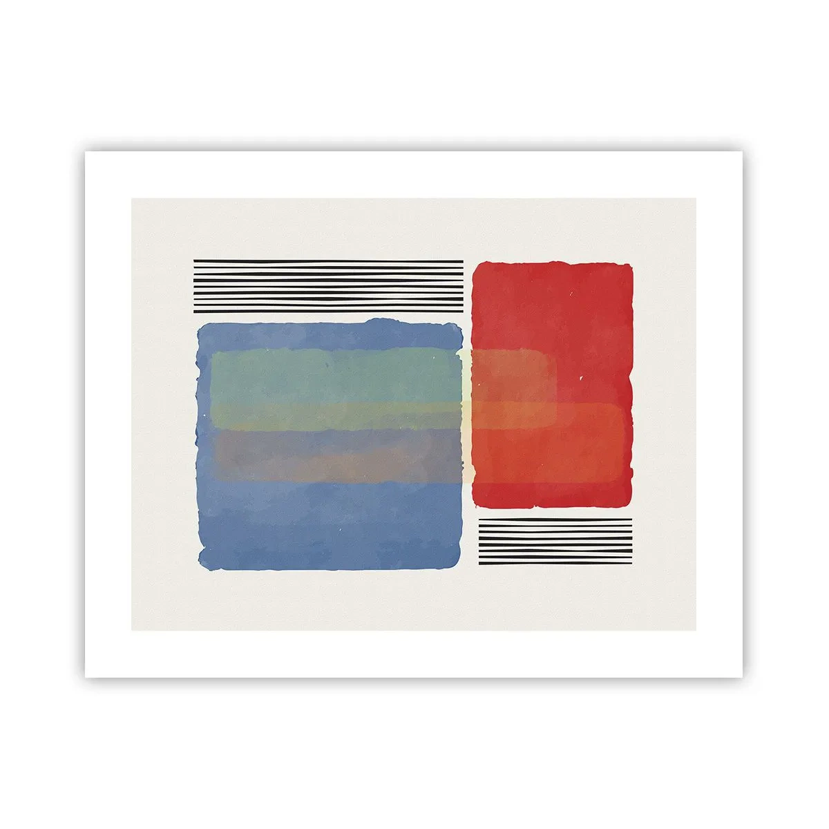 Affiche - Poster - Esprit et lettre de la géométrie - 50x40 cm