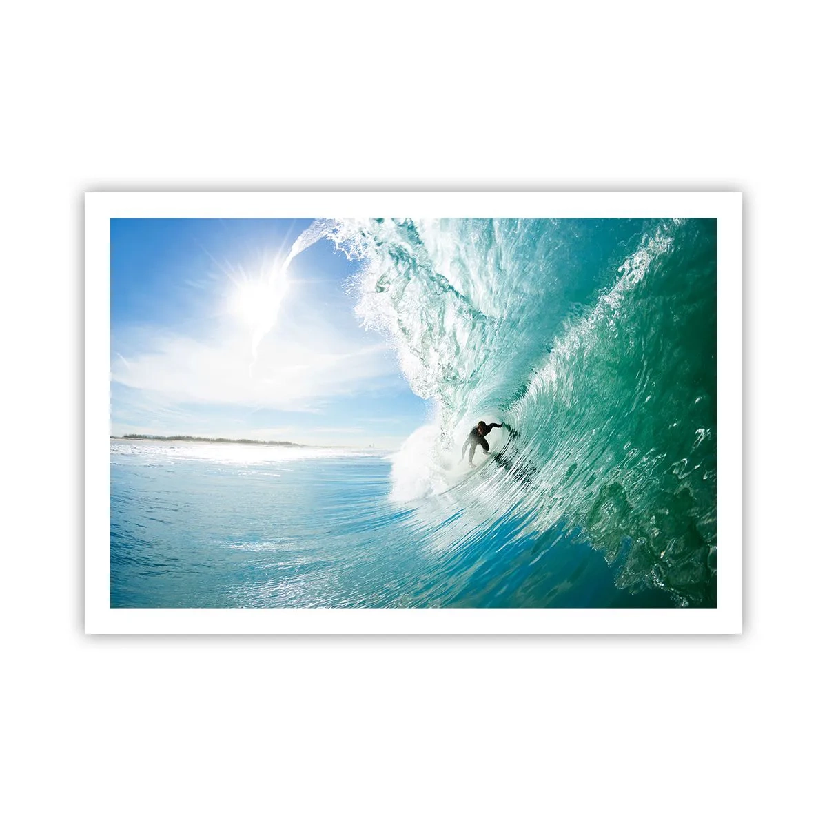 Affiche - Poster - Toujours sur la vague - 91x61 cm