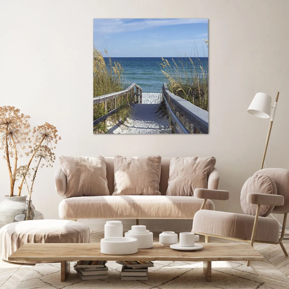 Impression sur toile - Image sur toile - Au soleil, sous le vent - 60x60 cm