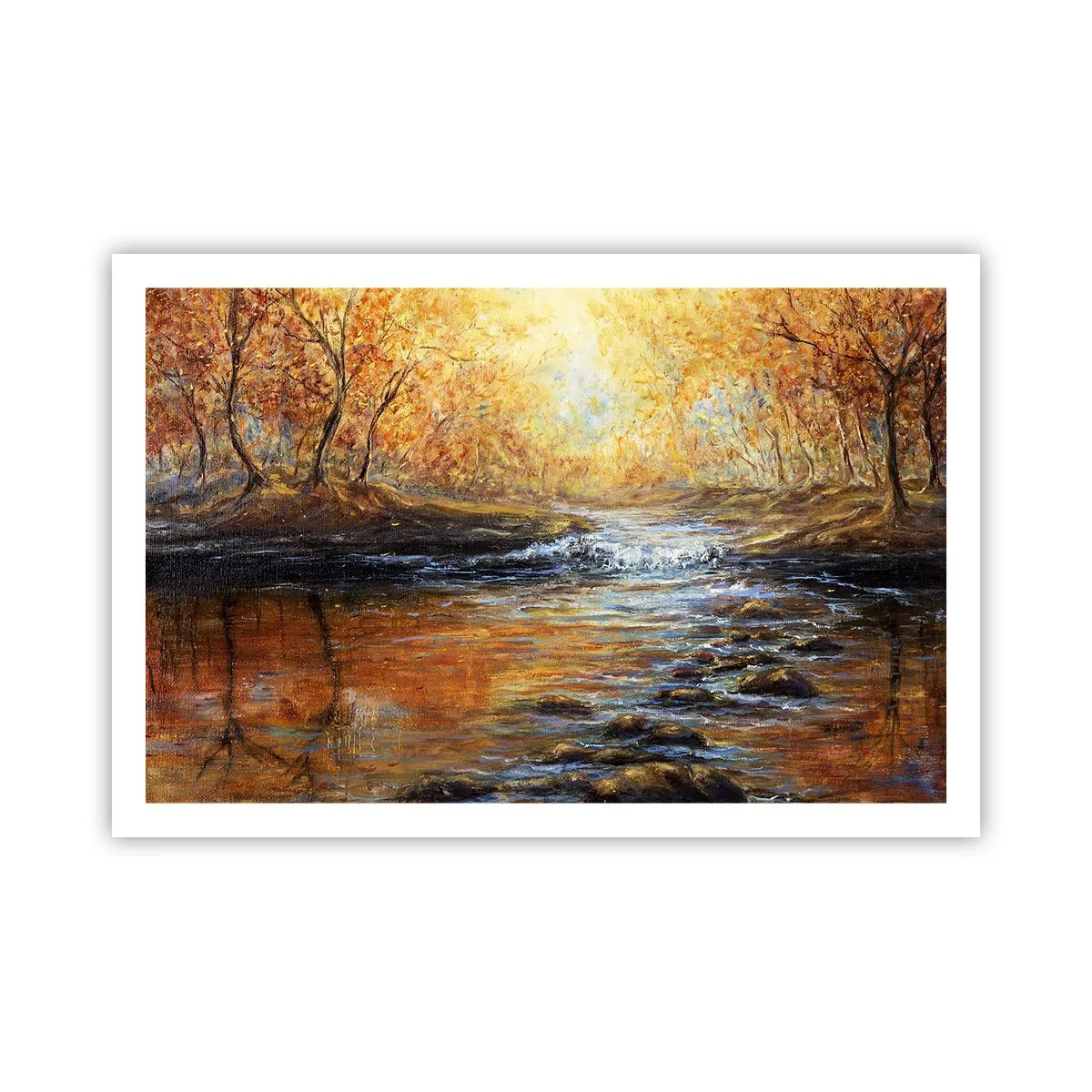 Affiche - Poster - Le ruisseau d'or - 91x61 cm
