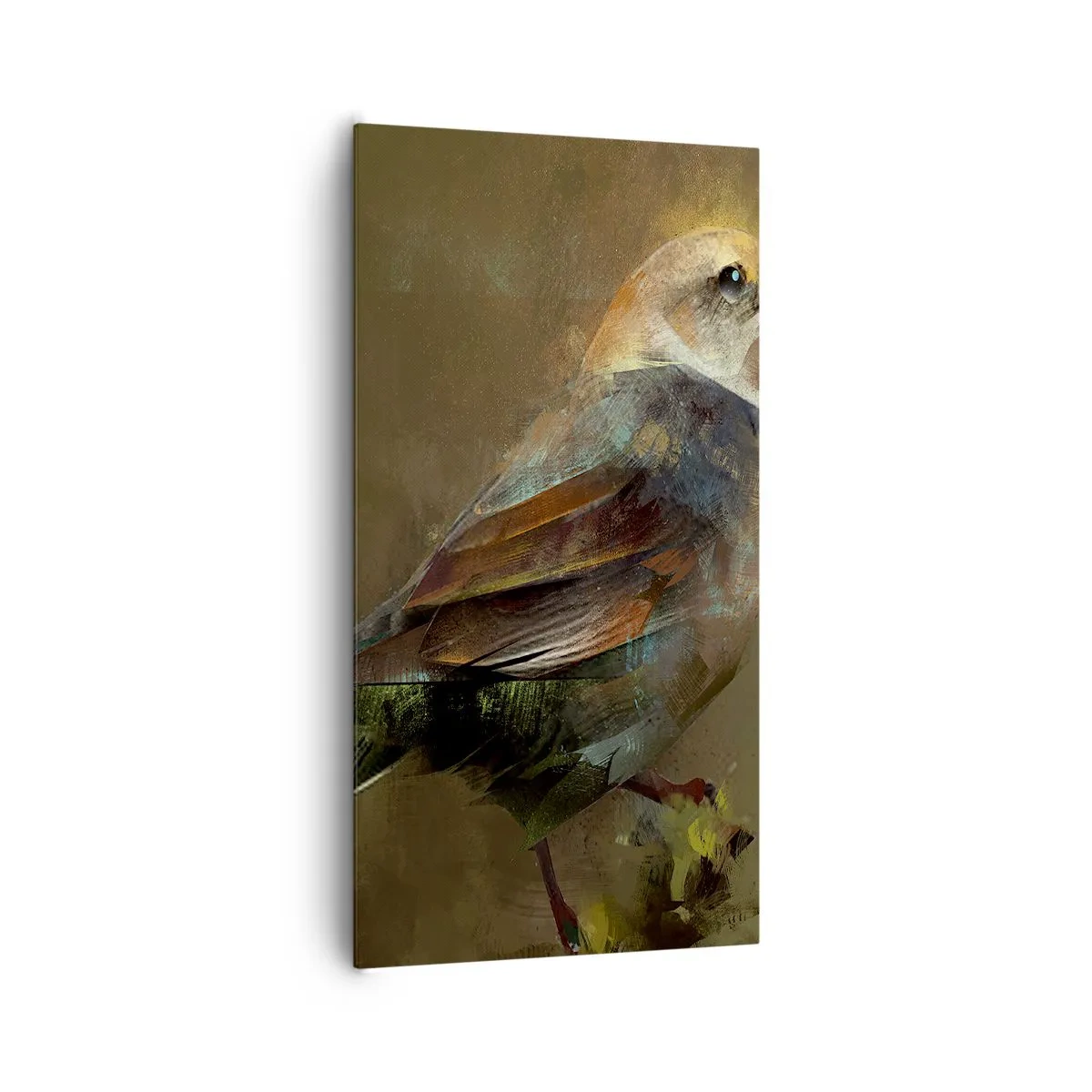 Impression sur toile - Image sur toile - Un moineau, un petit oiseau - 65x120 cm