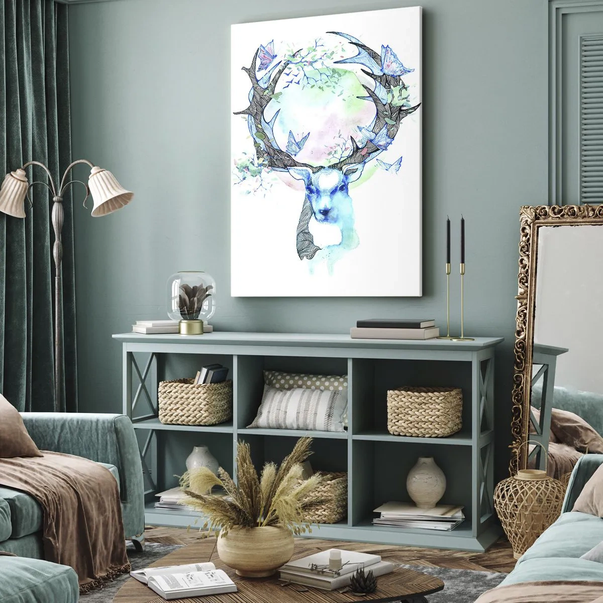 Impression sur toile - Image sur toile - La force et la délicatesse de la nature - 55x100 cm