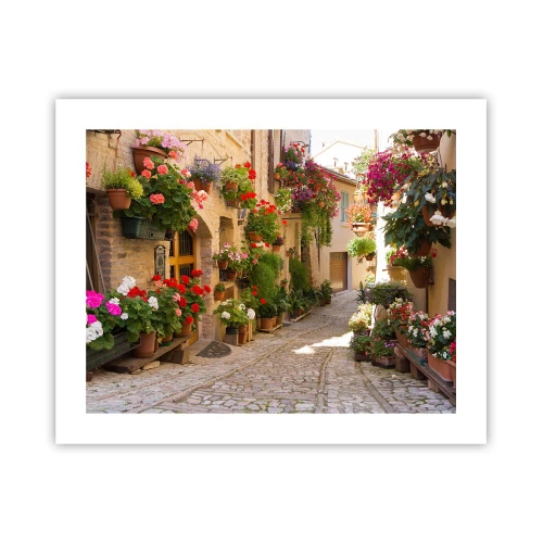Affiche - Poster - Une inondation de fleurs - 50x40 cm