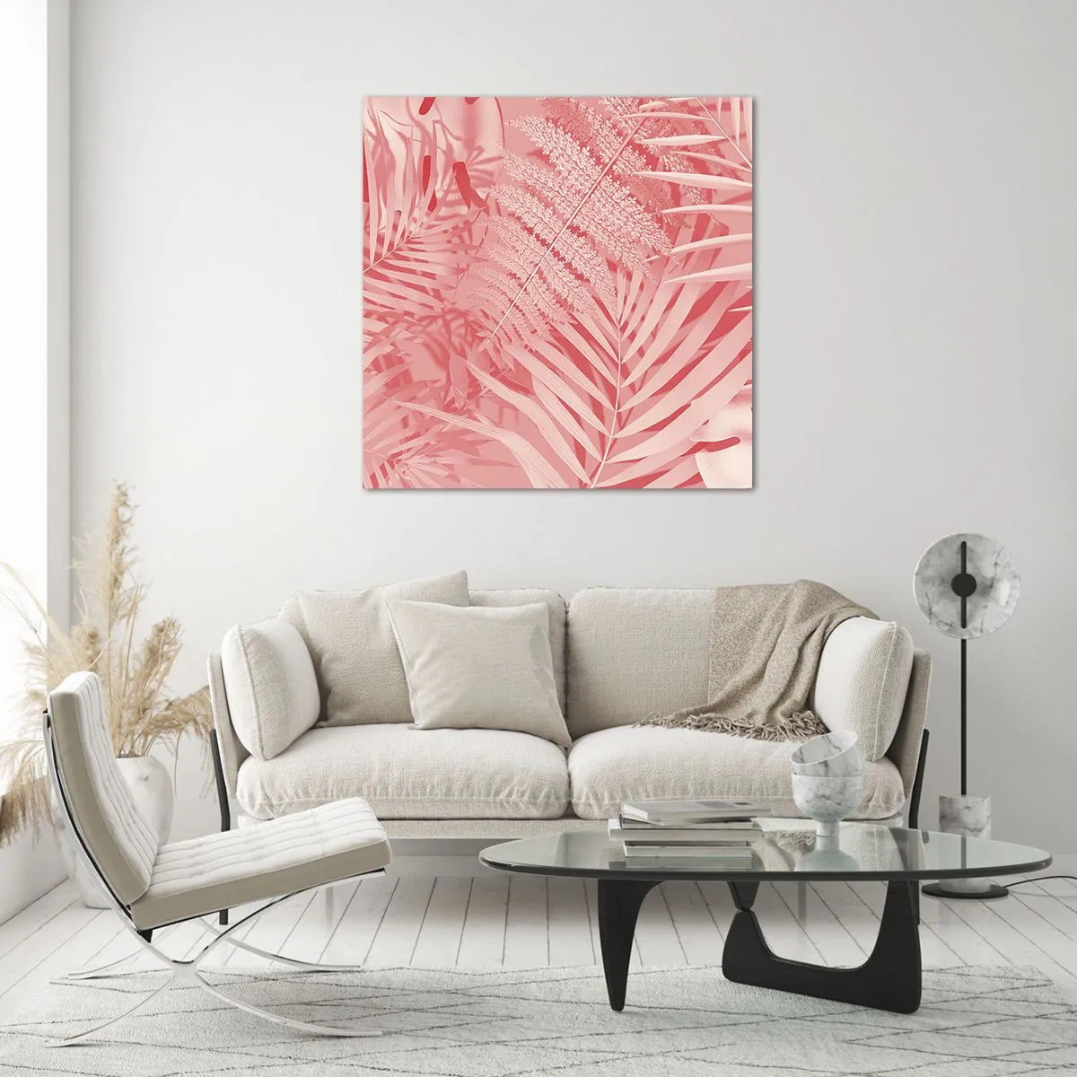 Impression sur verre - Image sur verre - Concept de rose - 50x50 cm