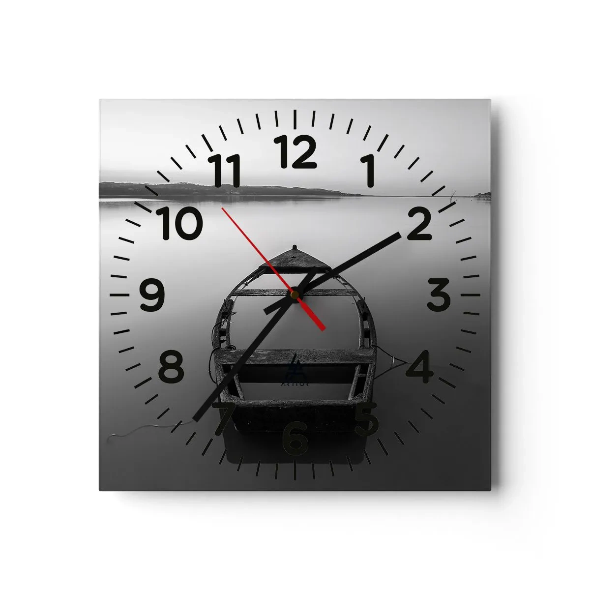 Horloge murale - Pendule murale - Nostalgie et mélancolie - 30x30 cm