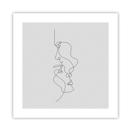 Affiche - Poster - Chaleur de désir renaissant - 40x40 cm