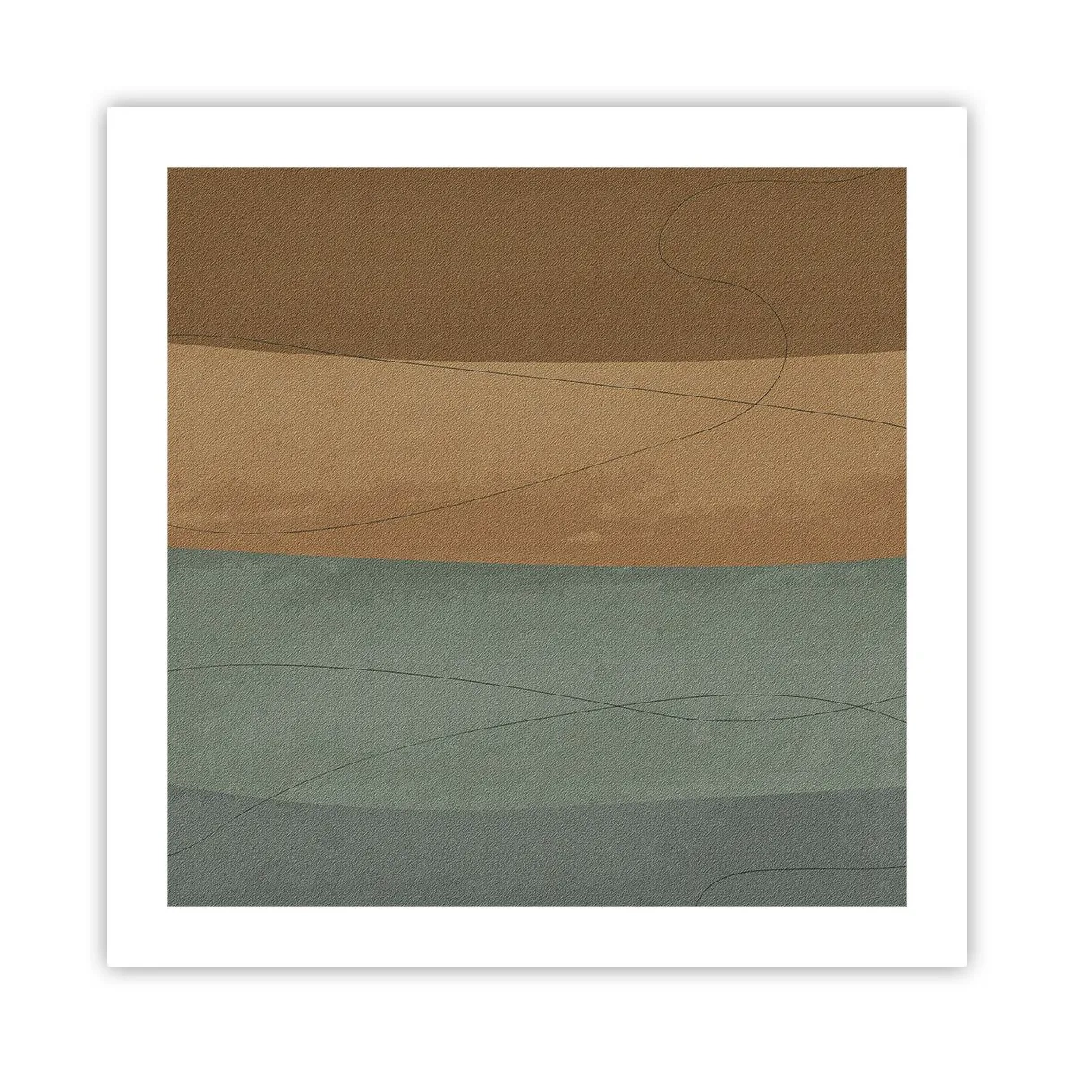 Affiche - Poster - Composition horizontale - 50x50 cm