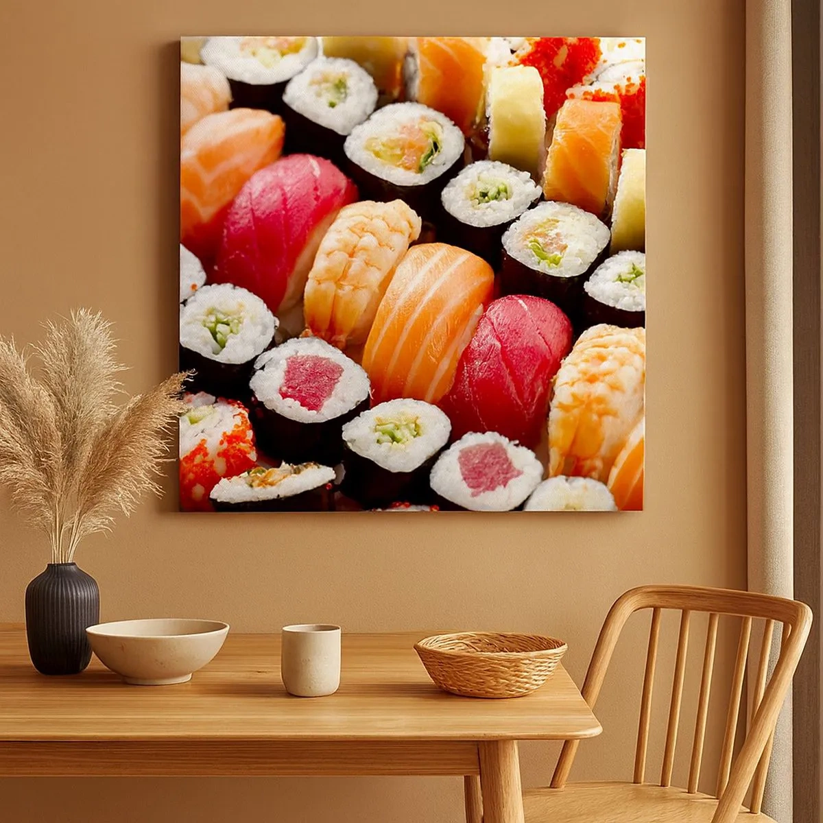 Impression sur toile - Image sur toile - Couleurs et saveurs d'Asie - 30x30 cm