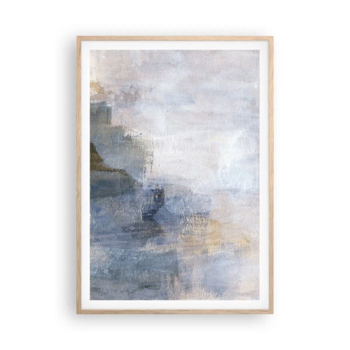 Affiche dans un chêne clair - Poster - Tonalités et accords de couleur - 70x100 cm