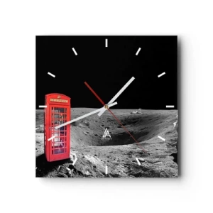 Horloge murale - Pendule murale - Une blague cosmique - 40x40 cm