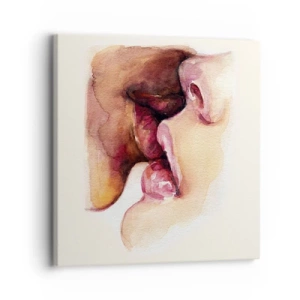 Impression sur toile - Image sur toile - Comme le jour et la nuit, la terre et le ciel - 30x30 cm