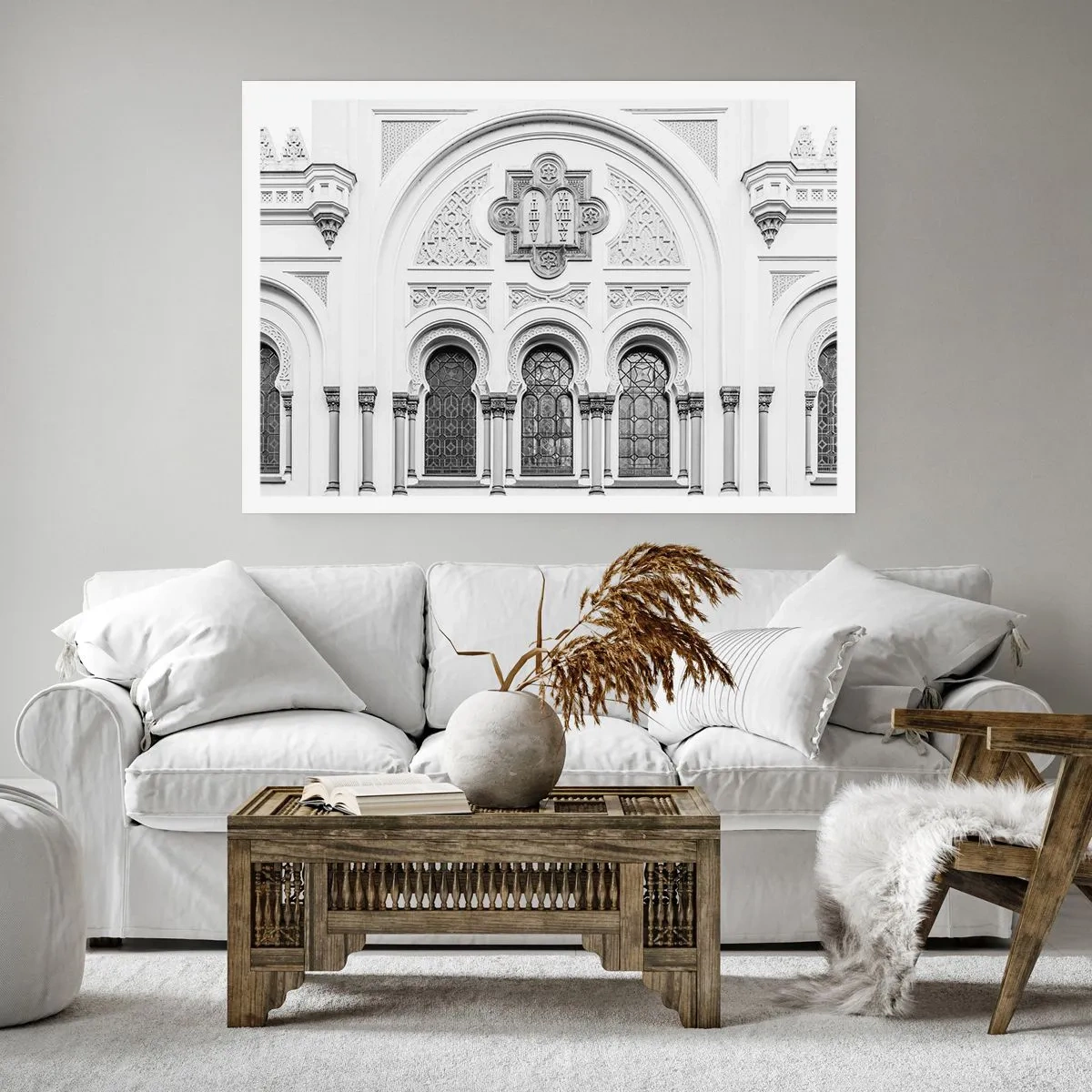 Affiche - Poster - À la frontière des cultures - 70x50 cm