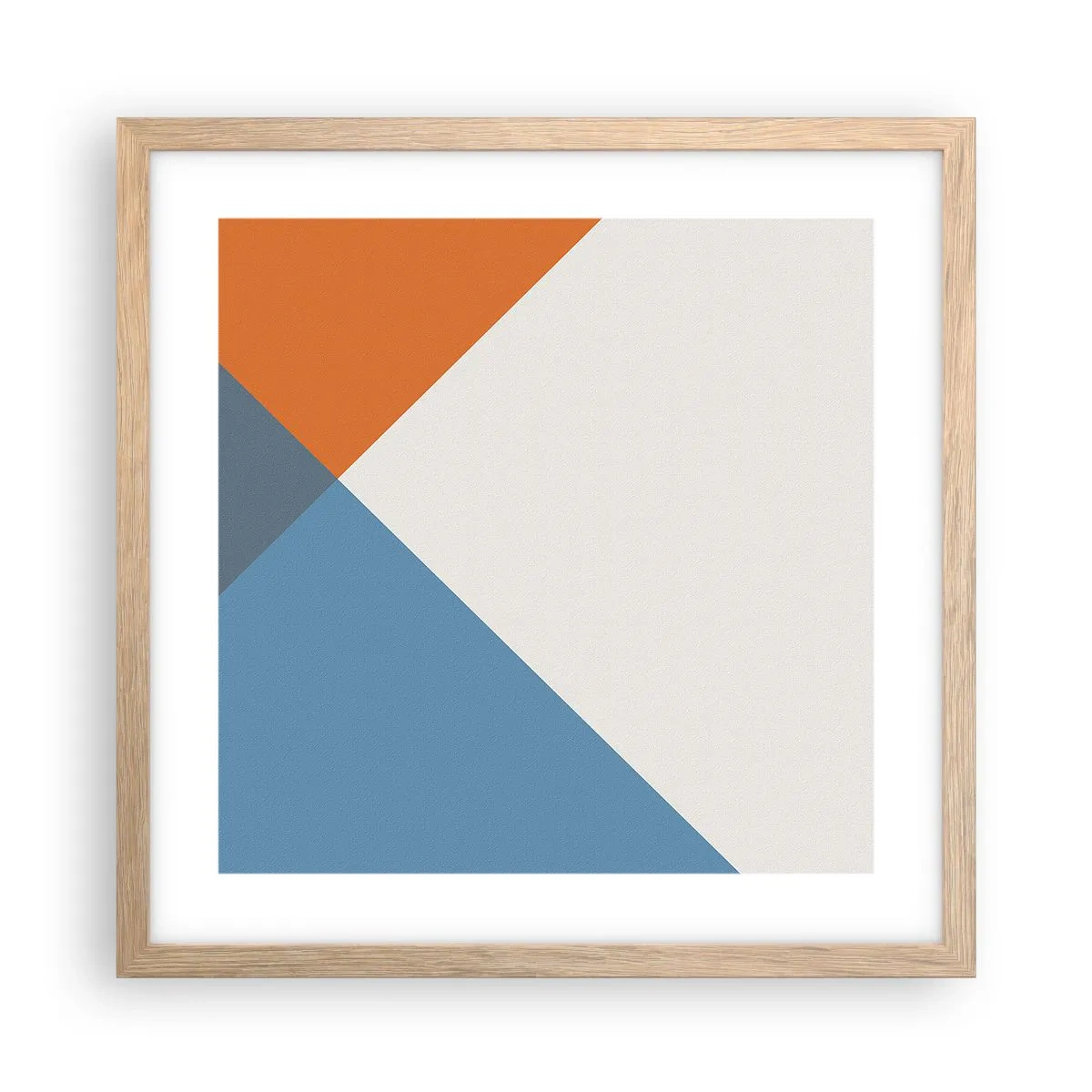 Affiche dans un chêne clair - Poster - Sous cette angle.... - 40x40 cm