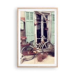 Affiche dans un chêne clair - Poster - Que la province vive - 61x91 cm