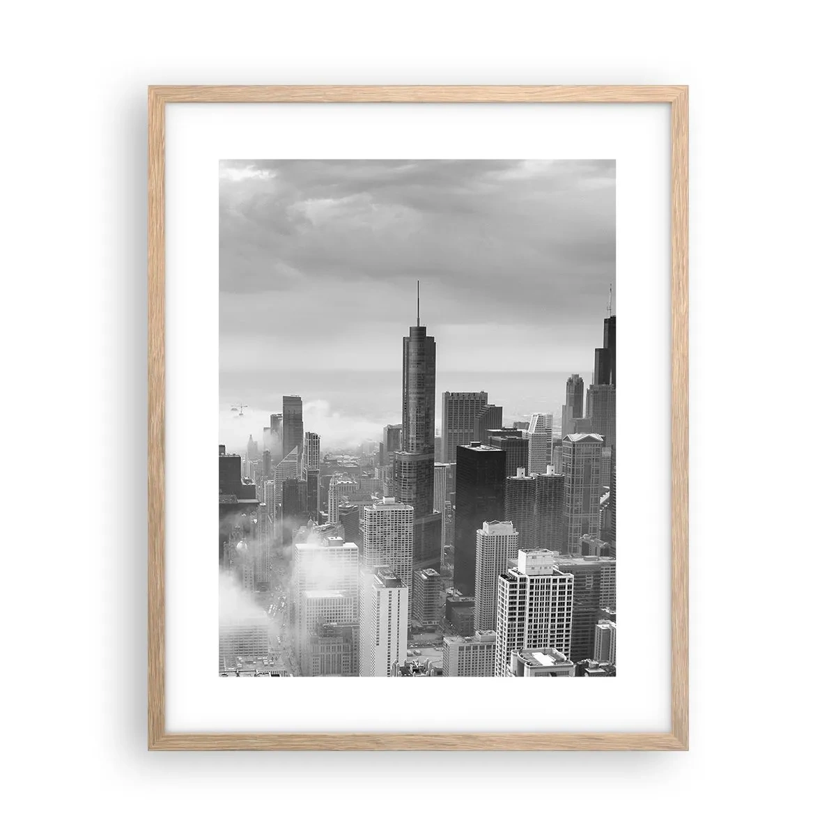 Affiche dans un chêne clair - Poster - Paysage américain - 40x50 cm