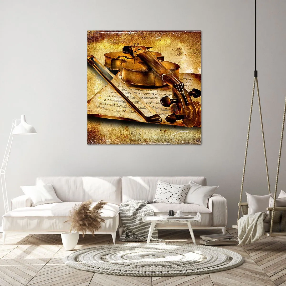 Impression sur toile - Image sur toile - Besoin immédiat d'un virtuose - 30x30 cm