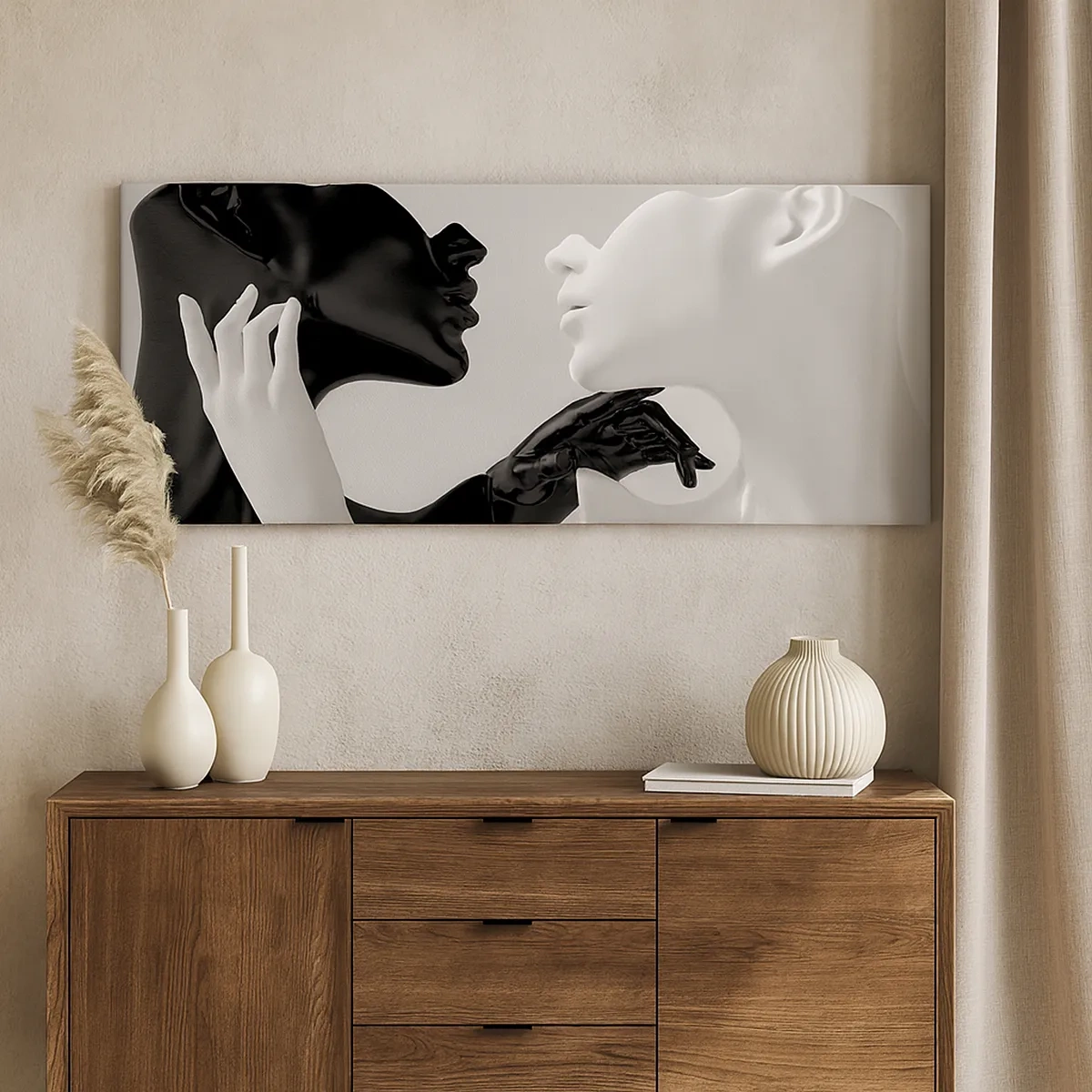 Impression sur toile - Image sur toile - Attraction - désir - 30x30 cm