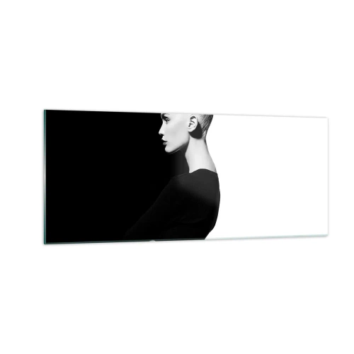 Impression sur verre - Image sur verre - Tout simplement une femme - 100x40 cm