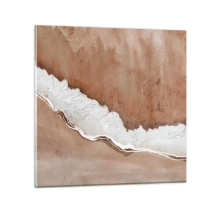 Impression sur verre - Image sur verre - Dans des couleurs de la terre - 50x50 cm