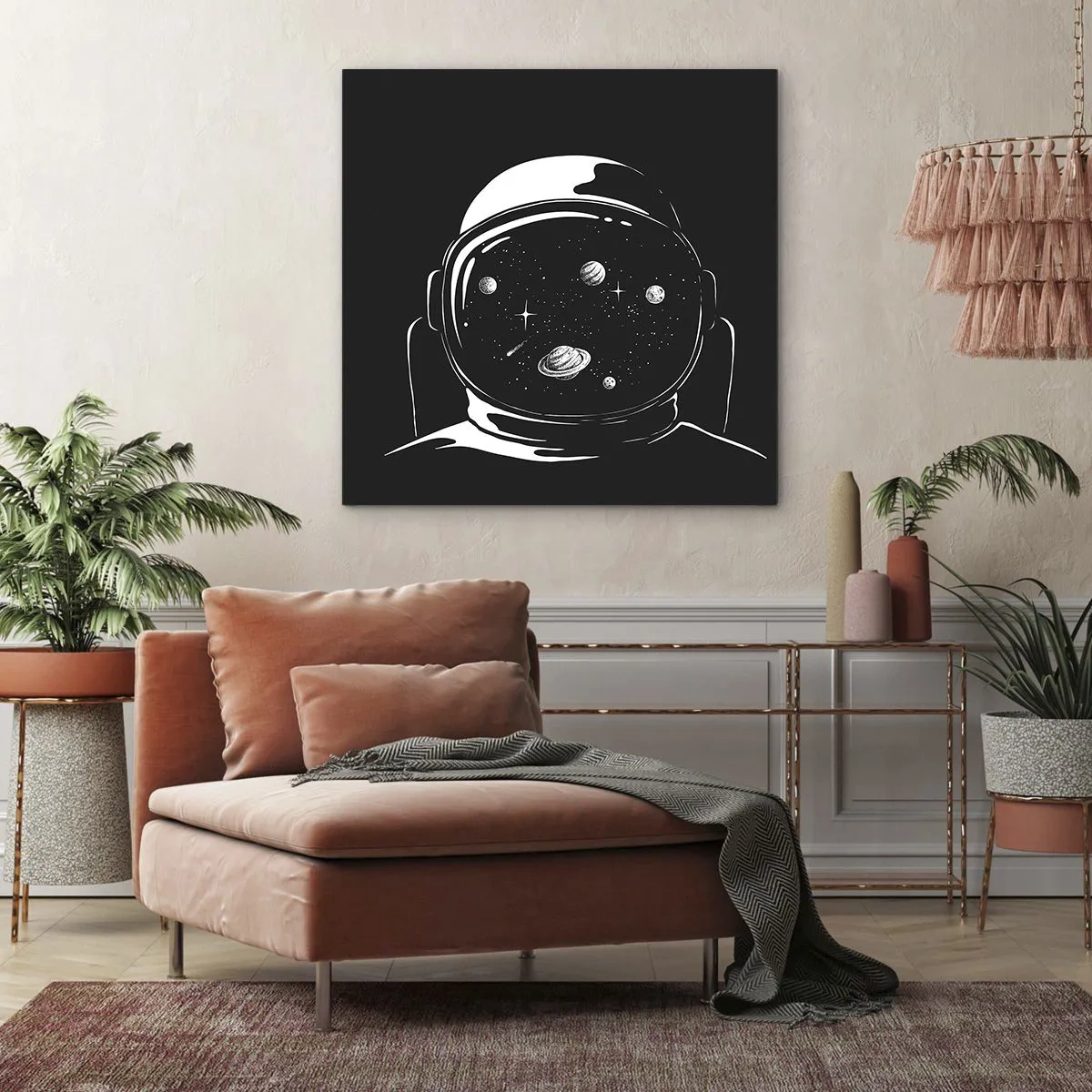 Impression sur toile - Image sur toile - Sympa la vue - 60x60 cm