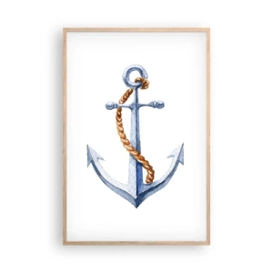 Affiche dans un chêne clair - Poster - Ah l'aventure ! - 61x91 cm