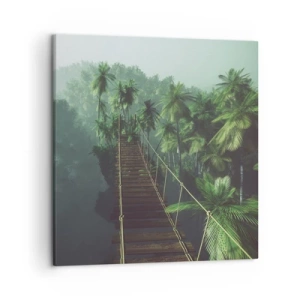 Impression sur toile - Image sur toile - Au fil de la verdure - 50x50 cm