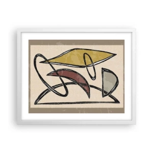 Affiche dans un cadre blanc - Poster - Verticales et horizontales - 50x40 cm