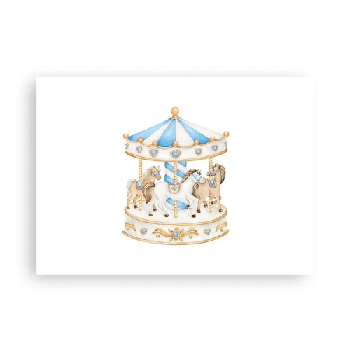 Affiche - Poster - Douce enfance - 70x50 cm