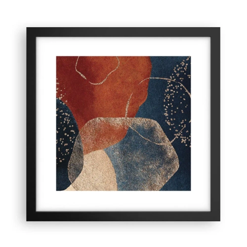 Affiche dans un cadre noir - Poster - La légèreté de l'être - 30x30 cm