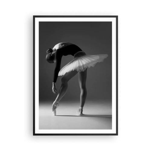 Affiche dans un cadre noir - Poster - Belle ballerine - 70x100 cm