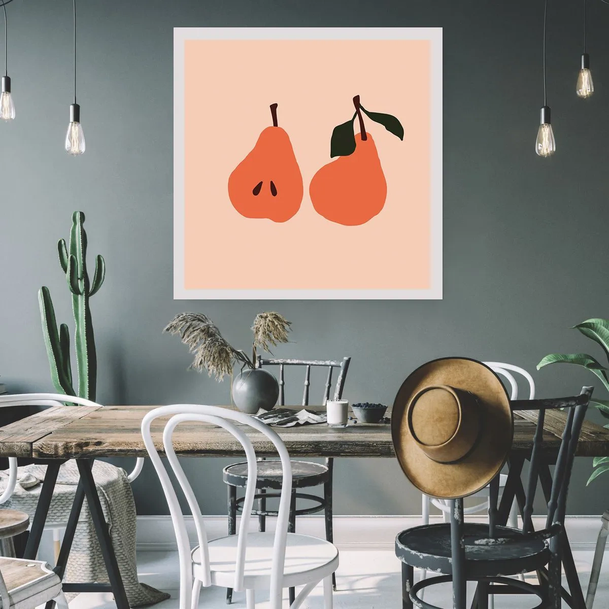 Affiche - Poster - La douceur elle-même - 60x60 cm