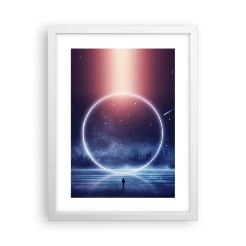 Affiche dans un cadre blanc - Poster - Ils sont déjà là... - 30x40 cm