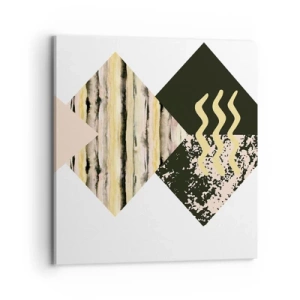 Impression sur toile - Image sur toile - Pas si simple - 70x70 cm